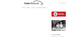 Desktop Screenshot of cubamaterial.com