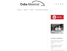 Tablet Screenshot of cubamaterial.com